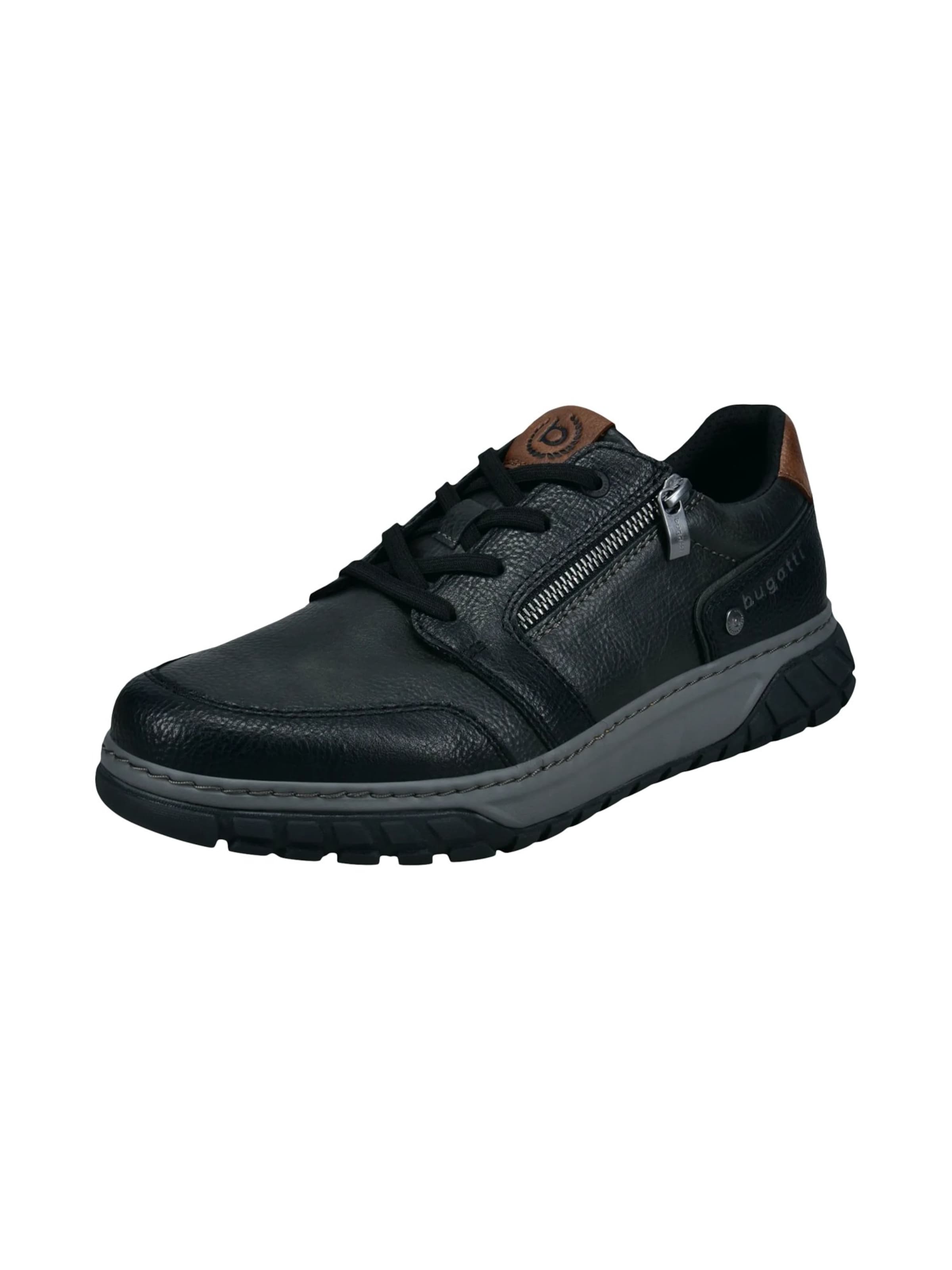 bugatti Platform trainers in Black: front