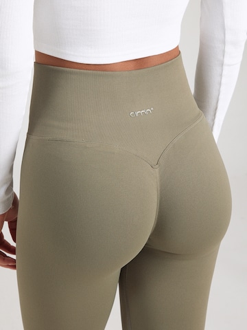 Skinny Pantaloni sport de la Aim'n pe verde
