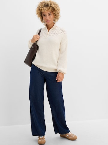 bonprix Pullover in Beige