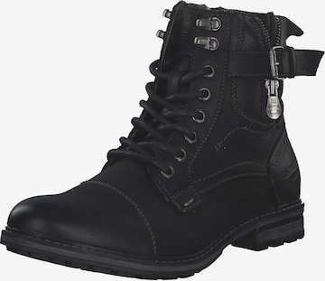 Bottes TOM TAILOR en noir : devant