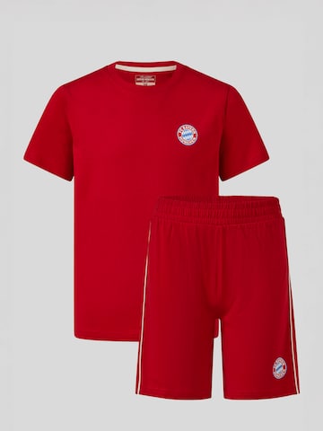 FC BAYERN MÜNCHEN Pajamas in Red: front