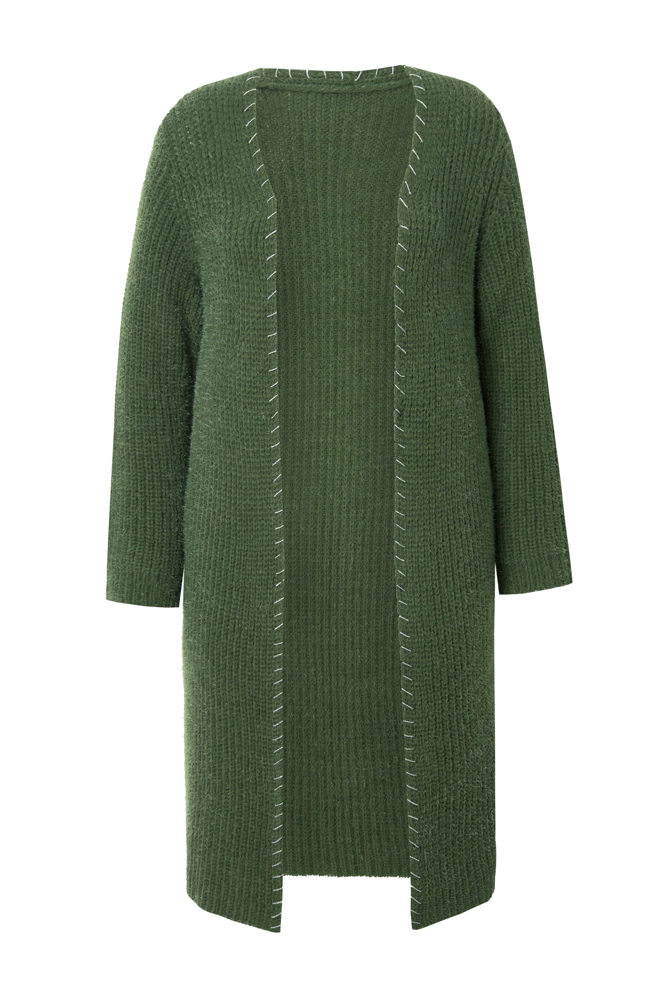 MIAMODA Strickjacke in Grün: Vorderseite