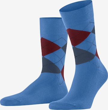 FALKE Socken 'Sensitive Argyle' in Blau: Vorderseite