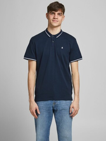 JACK & JONES Tričko – modrá: přední strana