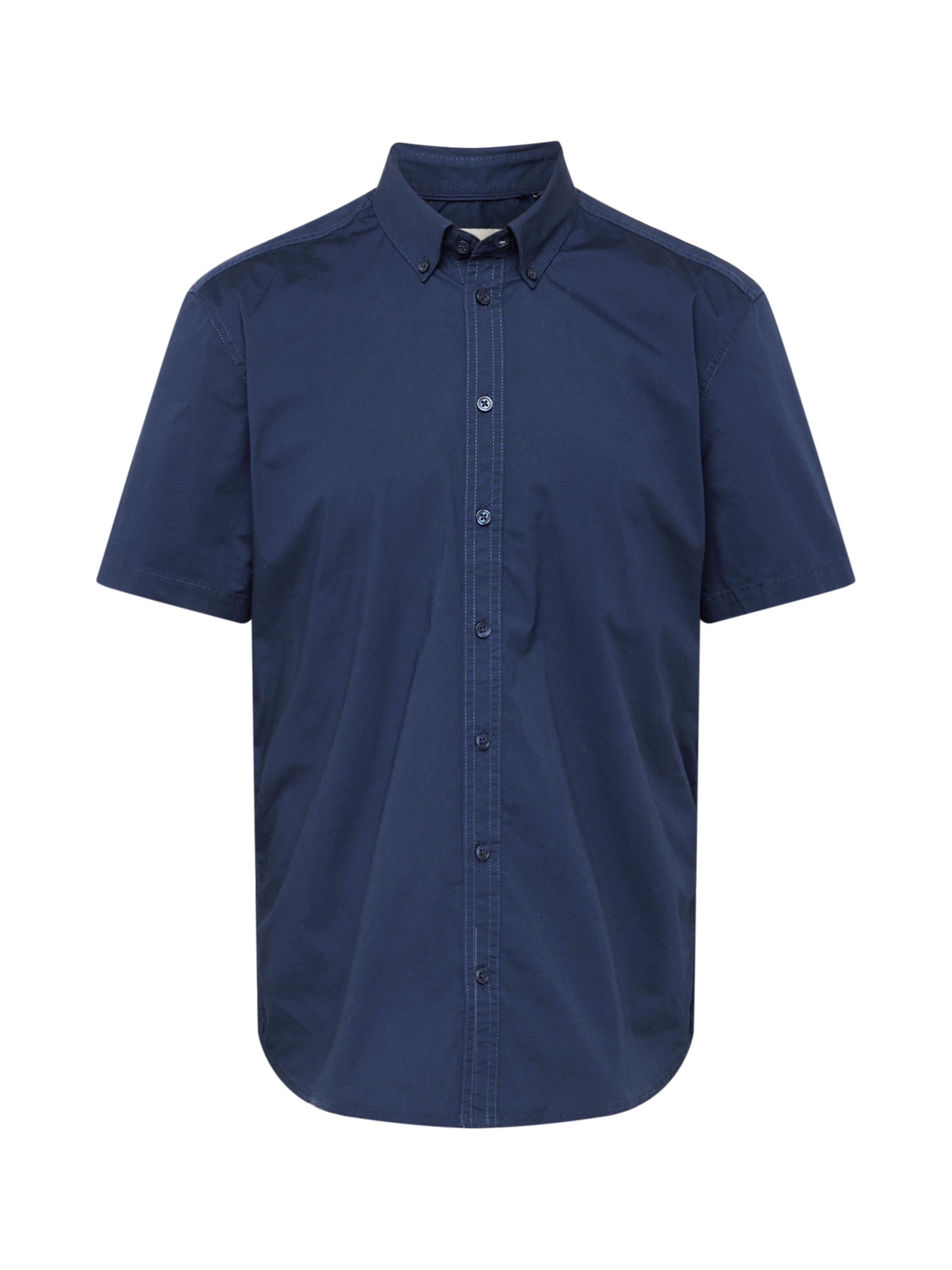 Coupe slim Chemise BLEND en bleu : devant