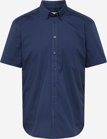 BLEND - Ajuste estrecho Camisa en azul: frente