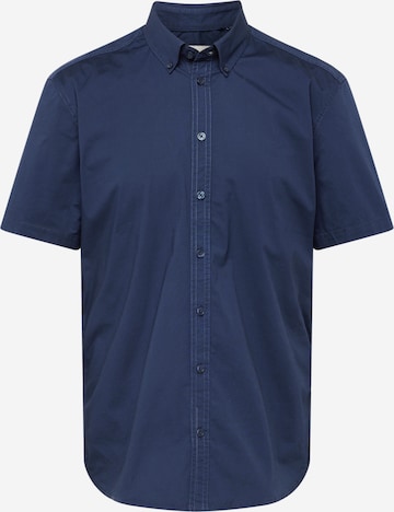 BLEND Slim fit Button Up Shirt in Blue: front