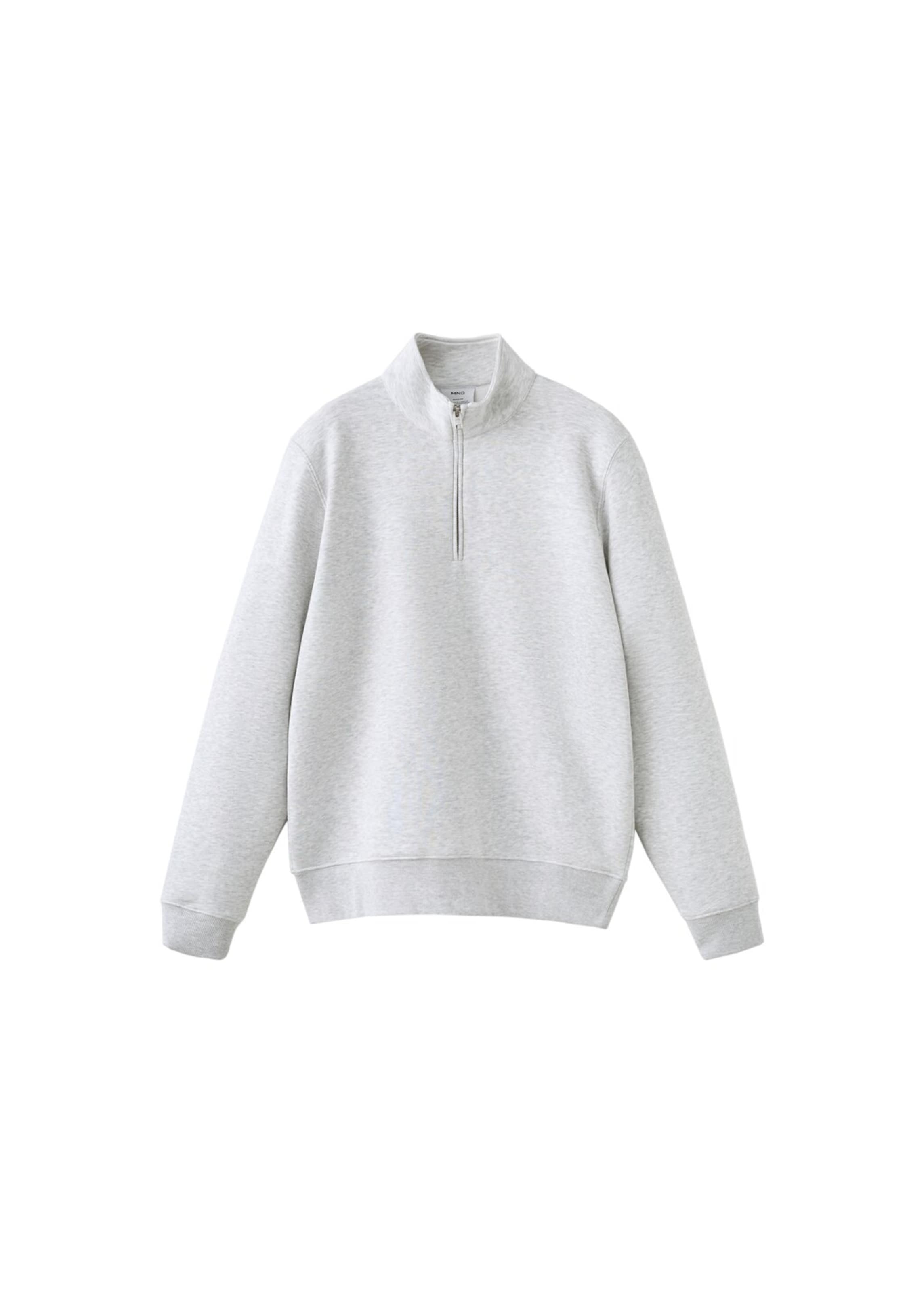 MANGO MAN Sweatshirt 'Winny' in Grey: front