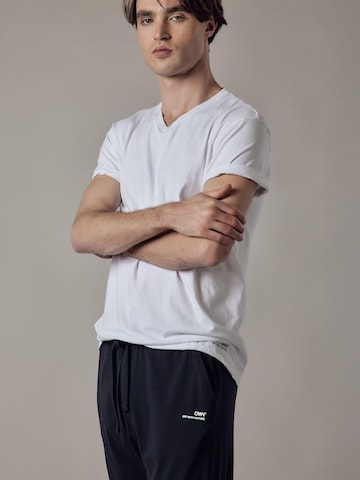 OWN Off With Nature Regular Broek 'Joggers in Jersey' in Blauw