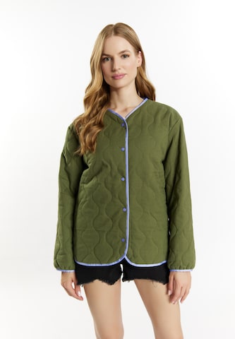 DreiMaster Vintage Prehodna jakna 'Imane' | zelena barva: sprednja stran