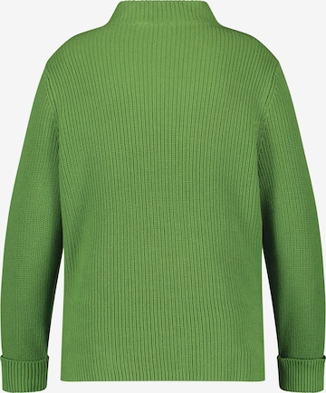 SAMOON Pullover in Grün