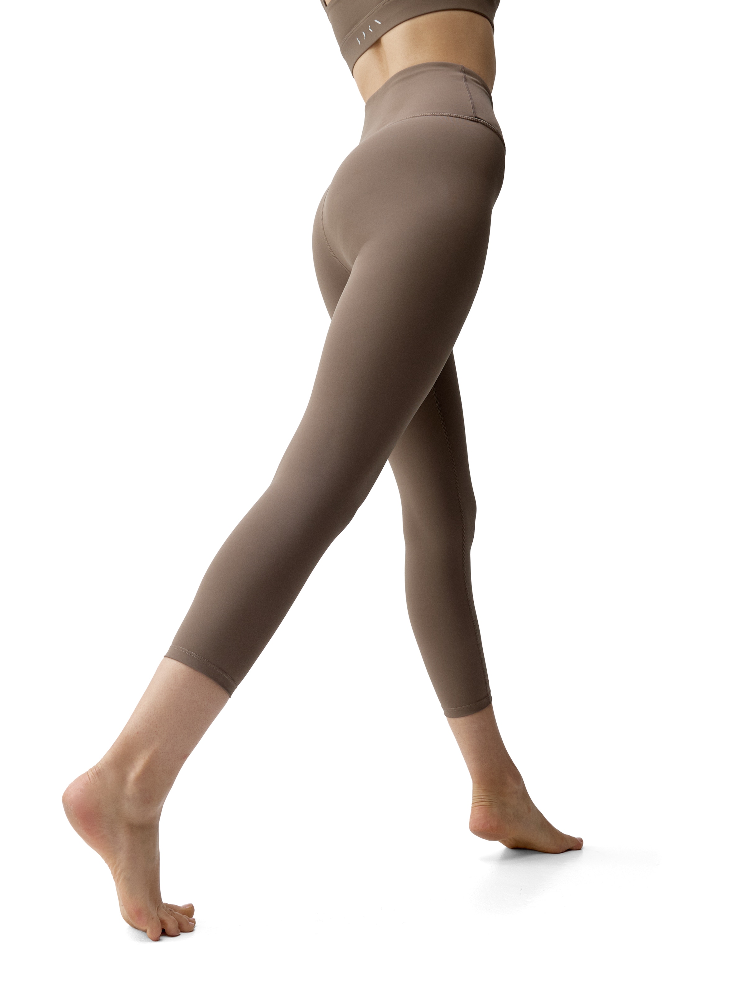 Born Living Yoga Skinny Sportbroek 'Cleo' in Bruin