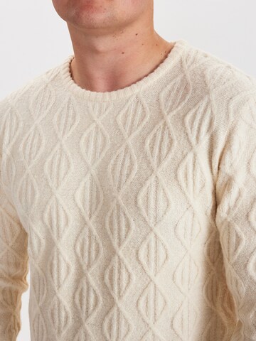 Dxnmxrk Pullover 'DXDiego' in Weiß