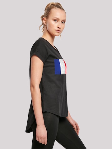 T-shirt 'France Frankreich Flagge' F4NT4STIC en noir
