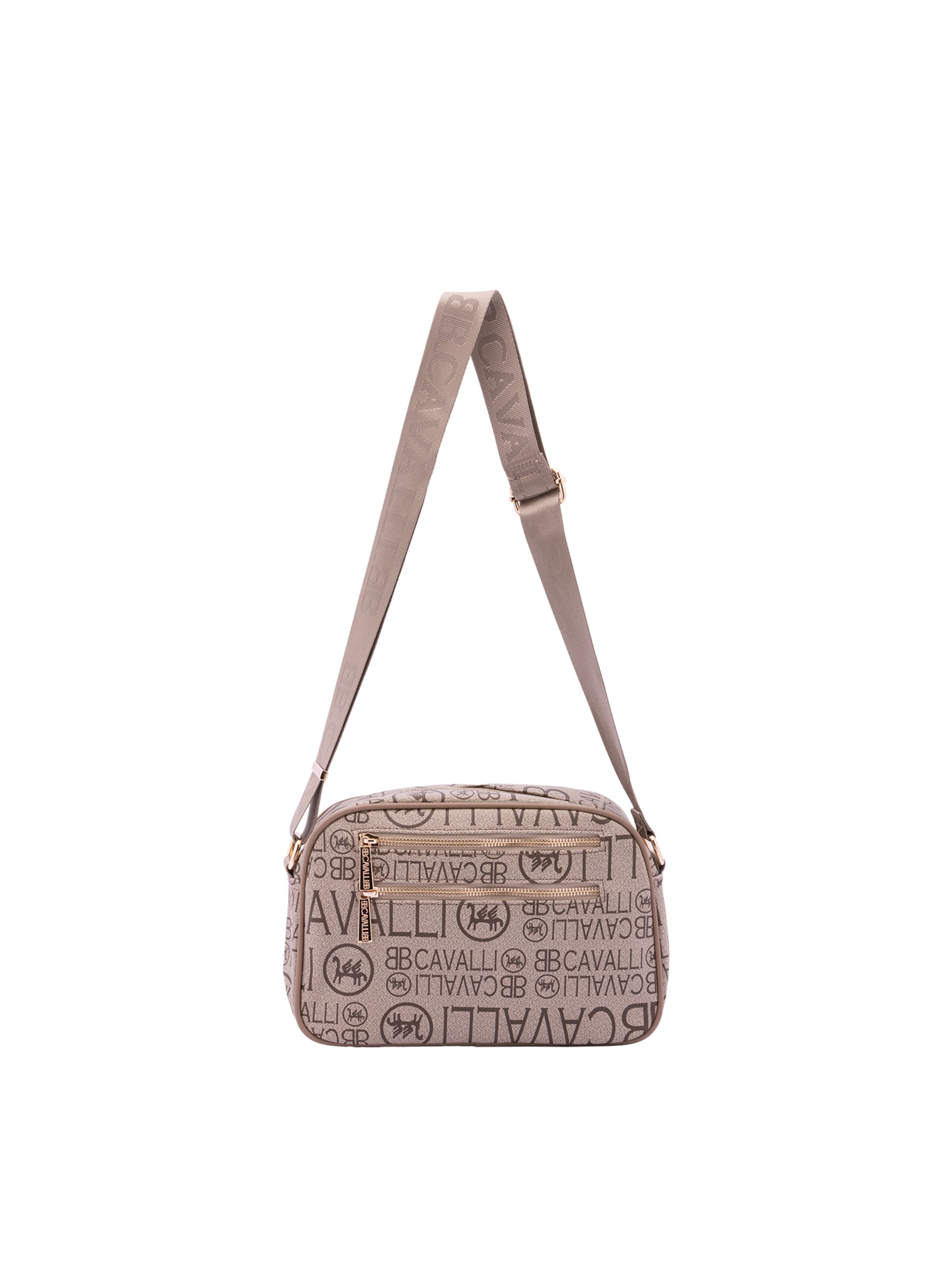 Borsa a tracolla 'Borsa a Tracolla B Cavalli Donna con Zip e Tasche Regolabile Ecopelle' di B. Cavalli in verde: frontale