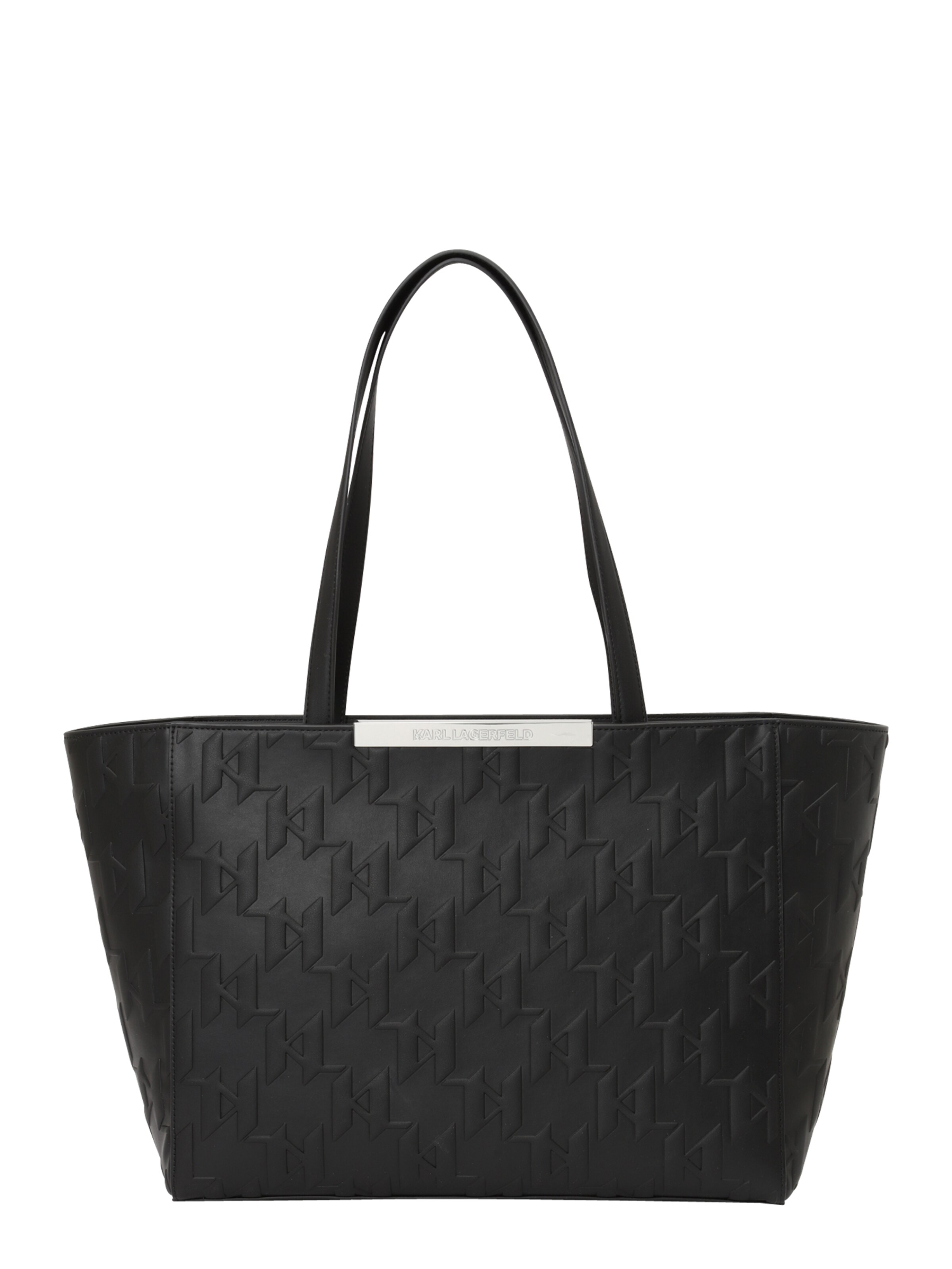 Shopper di Karl Lagerfeld in nero: frontale
