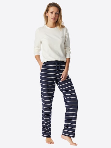 Pantalon de pyjama ' Mix Relax ' SCHIESSER en bleu