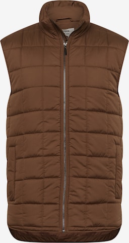 ABOUT YOU x Alvaro Soler Vest 'Davin' in Brown: front