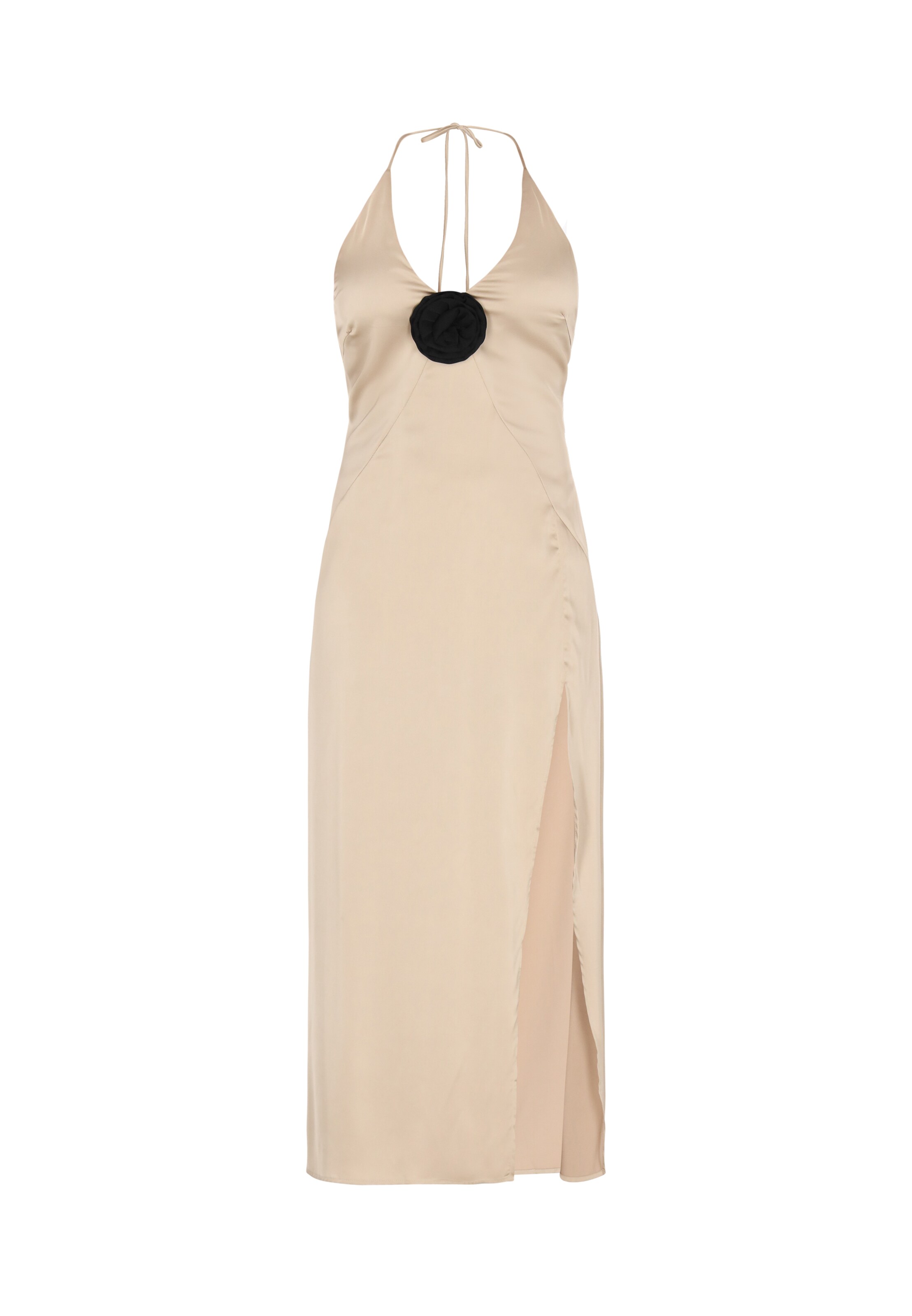 faina - Vestido de gala en beige: frente