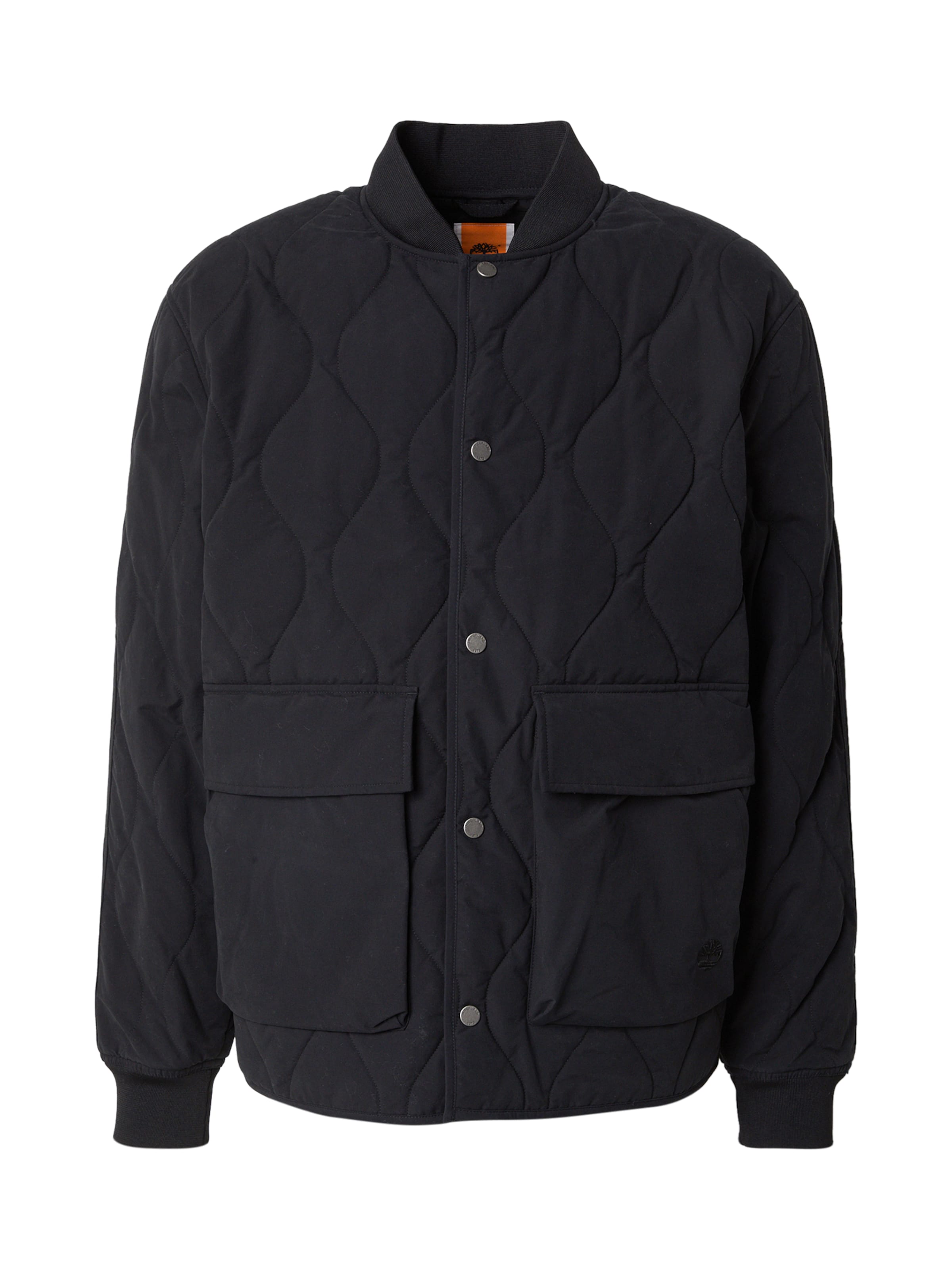 TIMBERLAND Φθινοπωρινό και ανοιξιάτικο μπουφάν σε μαύρο: μπροστά