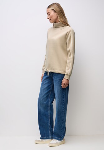 STREET ONE Sweatshirt in Beige