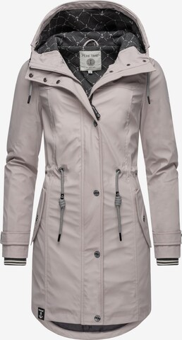 Peak Time Raincoat 'L60042' in Grey: front