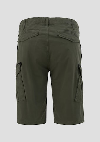 s.Oliver Regular Cargo trousers in Green: back