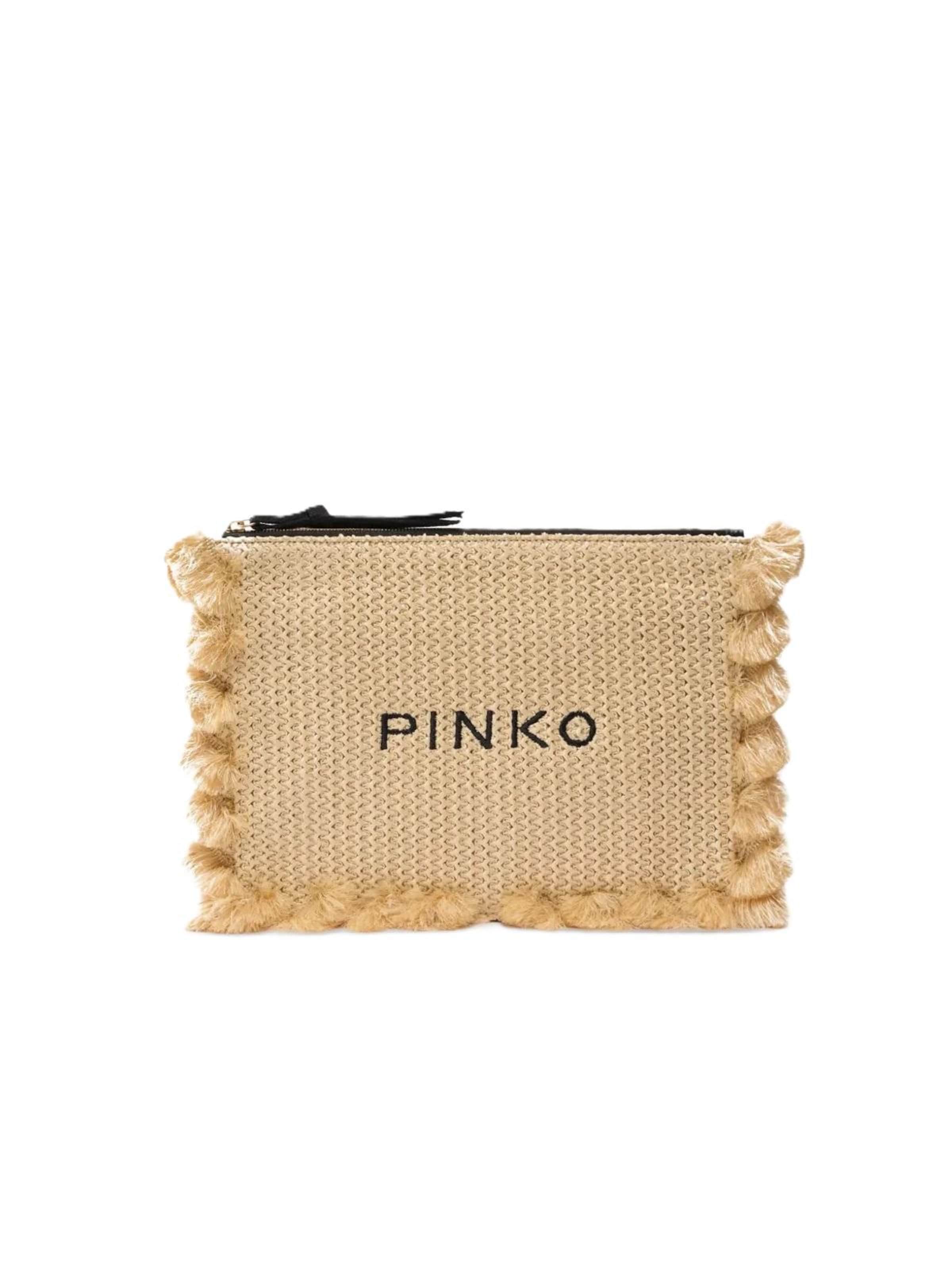 Borsa a mano '106718 A39Y' di PINKO in beige: frontale