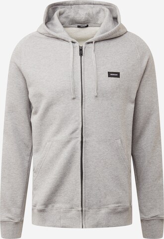 DENHAM Sweatjacke 'ROGER' in Grau: predná strana