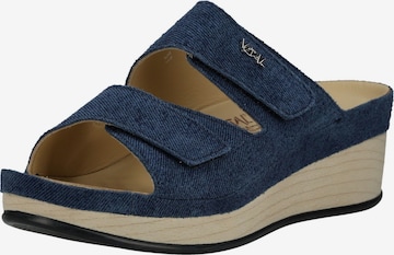 Mule vital en bleu : devant