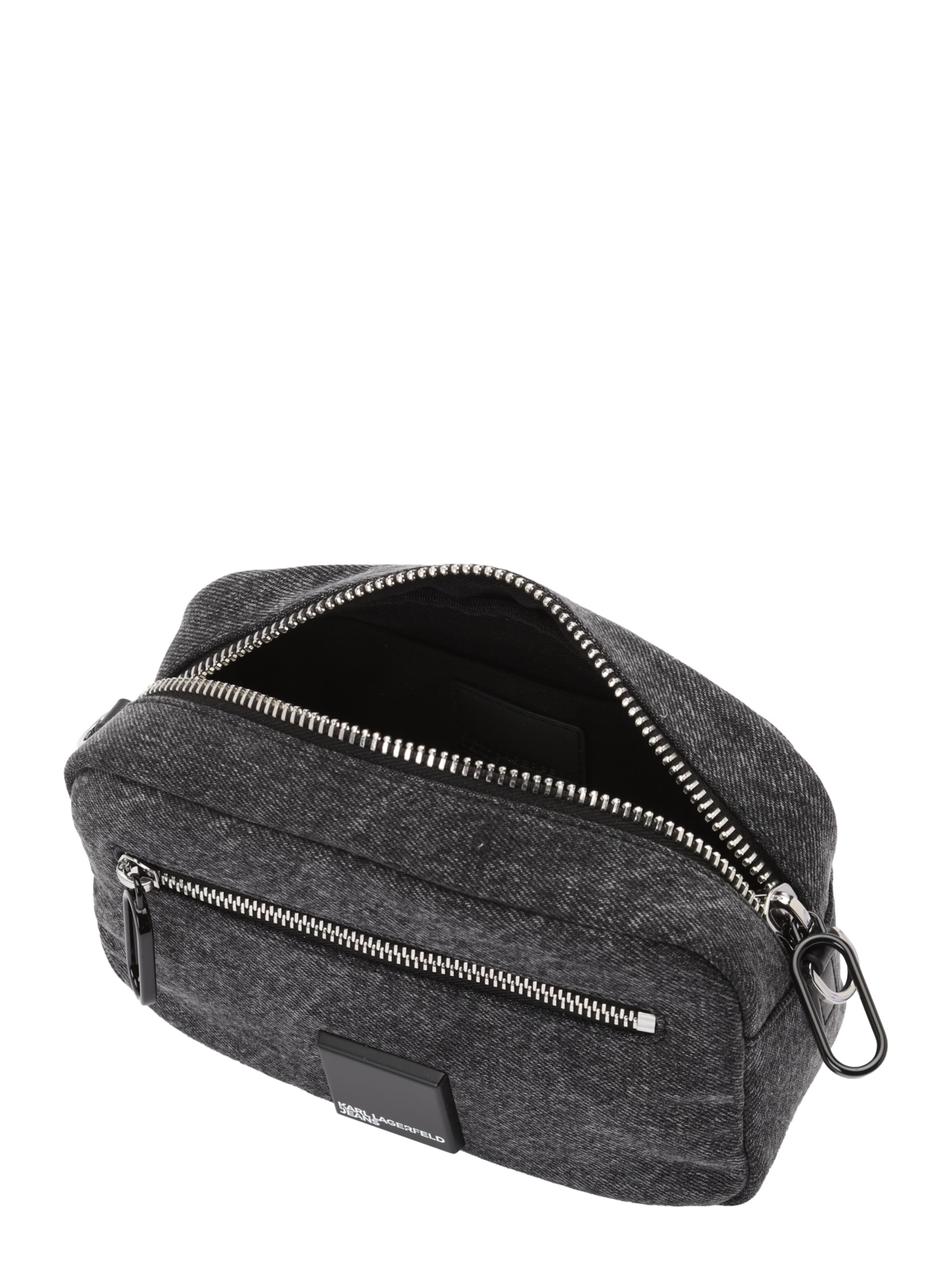 juoda KARL LAGERFELD JEANS Rankinė su ilgu dirželiu