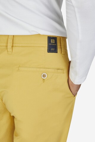 CLUB OF COMFORT Slimfit Broek 'Garvey' in Geel