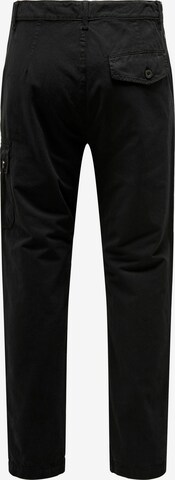 Regular Pantalon cargo 'AVI' Only & Sons en noir