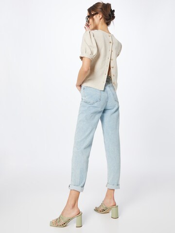 Warehouse Blouse in Beige