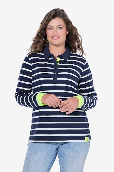 LAURASØN Shirt in marine blue / White, Item view