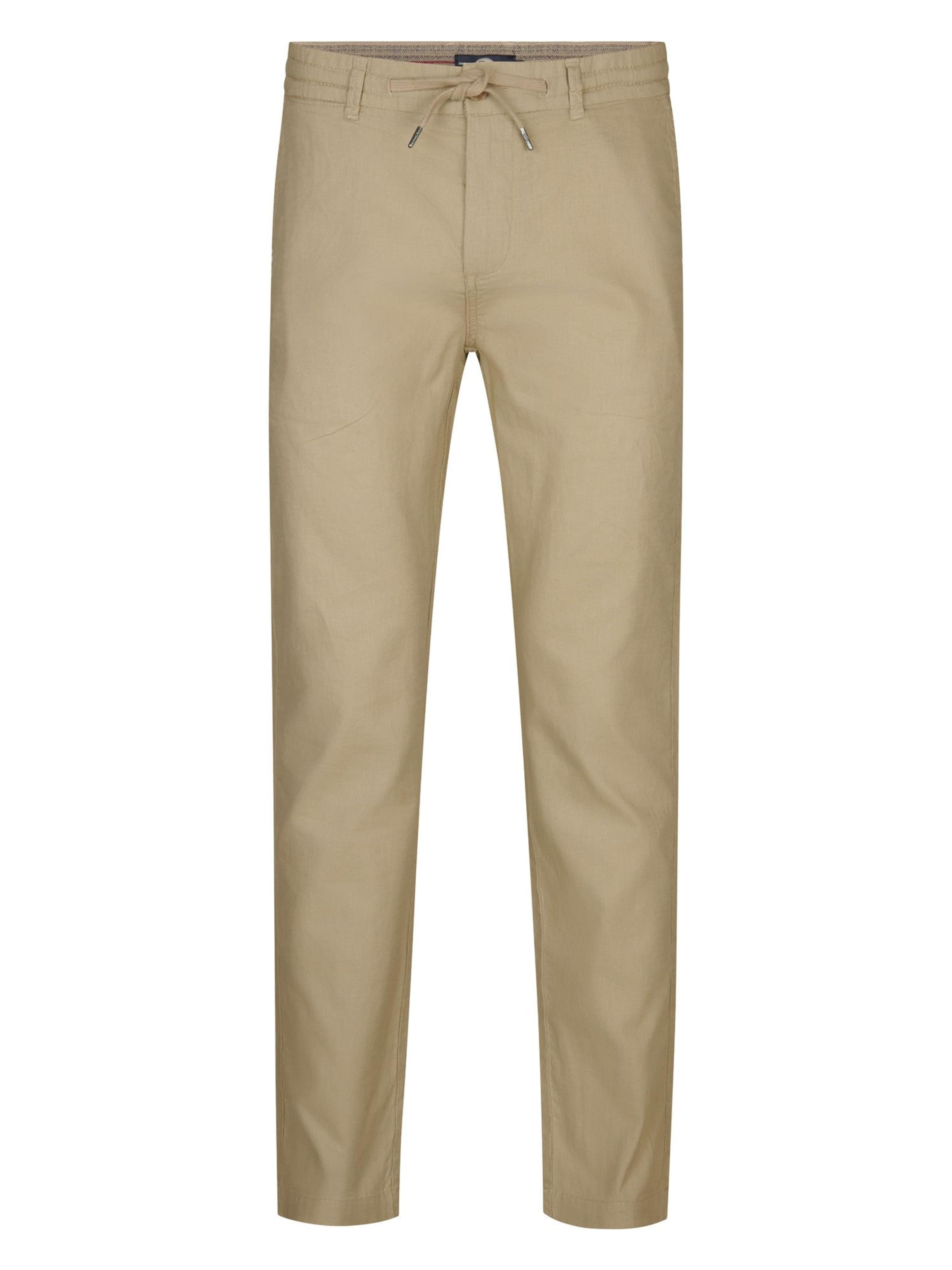 PETROL INDUSTRIES MEN Regular Chino Pants in Beige: front