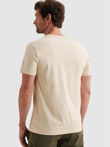 PME Legend T-shirt 'T-shirt with cargo artwork' i beige