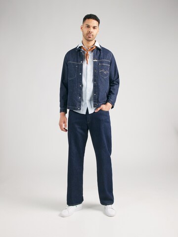 GANT Regular fit Overhemd in Blauw
