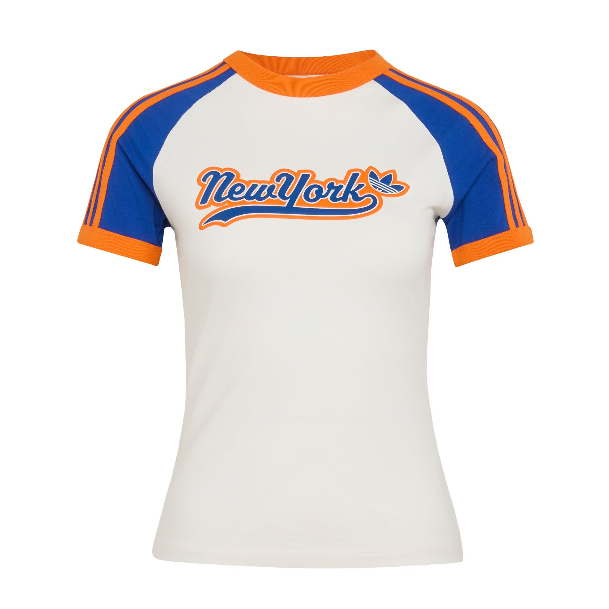 ADIDAS ORIGINALS T-shirt 'City' en bleu / orange / blanc, Vue avec produit