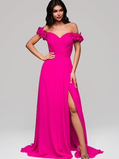 Ombre Abendkleid‌‌‌‌‌‌‌‌‌ in 34 in fuchsia, Produktansicht