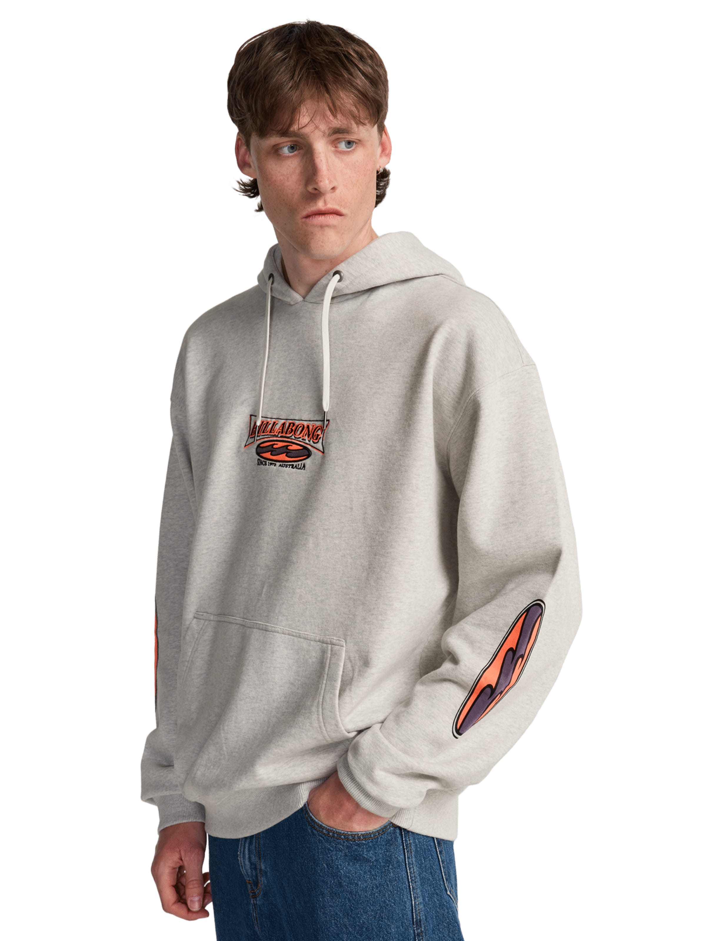 Bluză de molton 'Since 73 Burleigh' de la BILLABONG pe gri