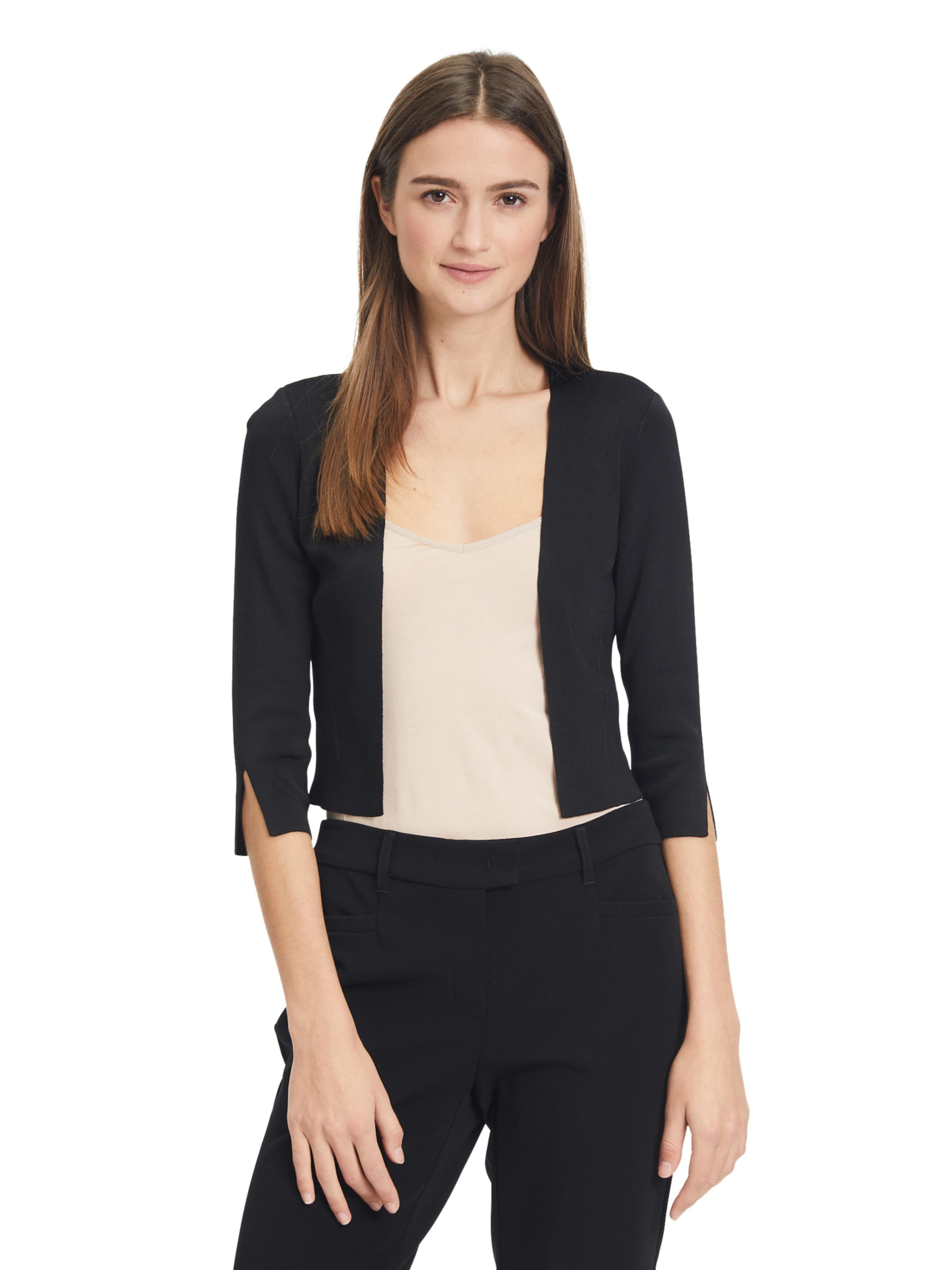 Vera Mont Bolero in Schwarz: Vorderseite