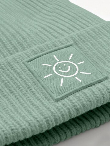 Neverless Beanie 'Sonne' in Green