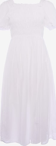 Robe Usha en blanc : devant