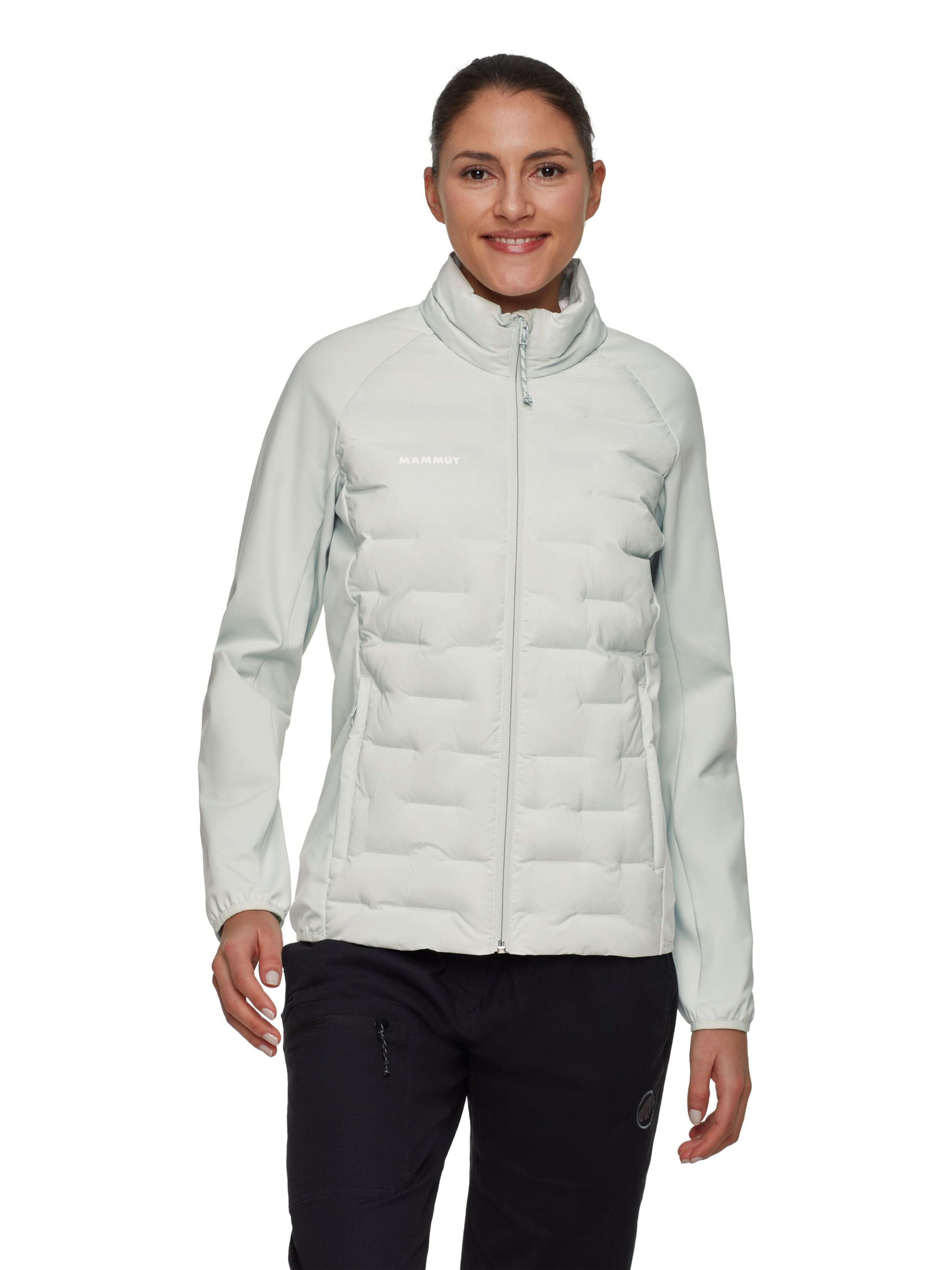 MAMMUT Outdoor Jacket in White: front