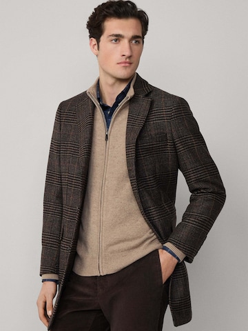 Cappotto di mezza stagione 'Country Check' di Hackett London in marrone