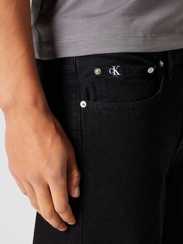Calvin Klein Jeans Loosefit Jeans i svart