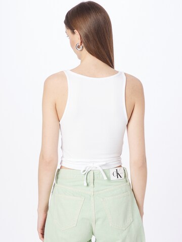 Calvin Klein Jeans Normalny krój Top w kolorze biały