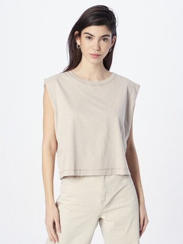 ARMEDANGELS Top 'Madia' in Beige: voorkant