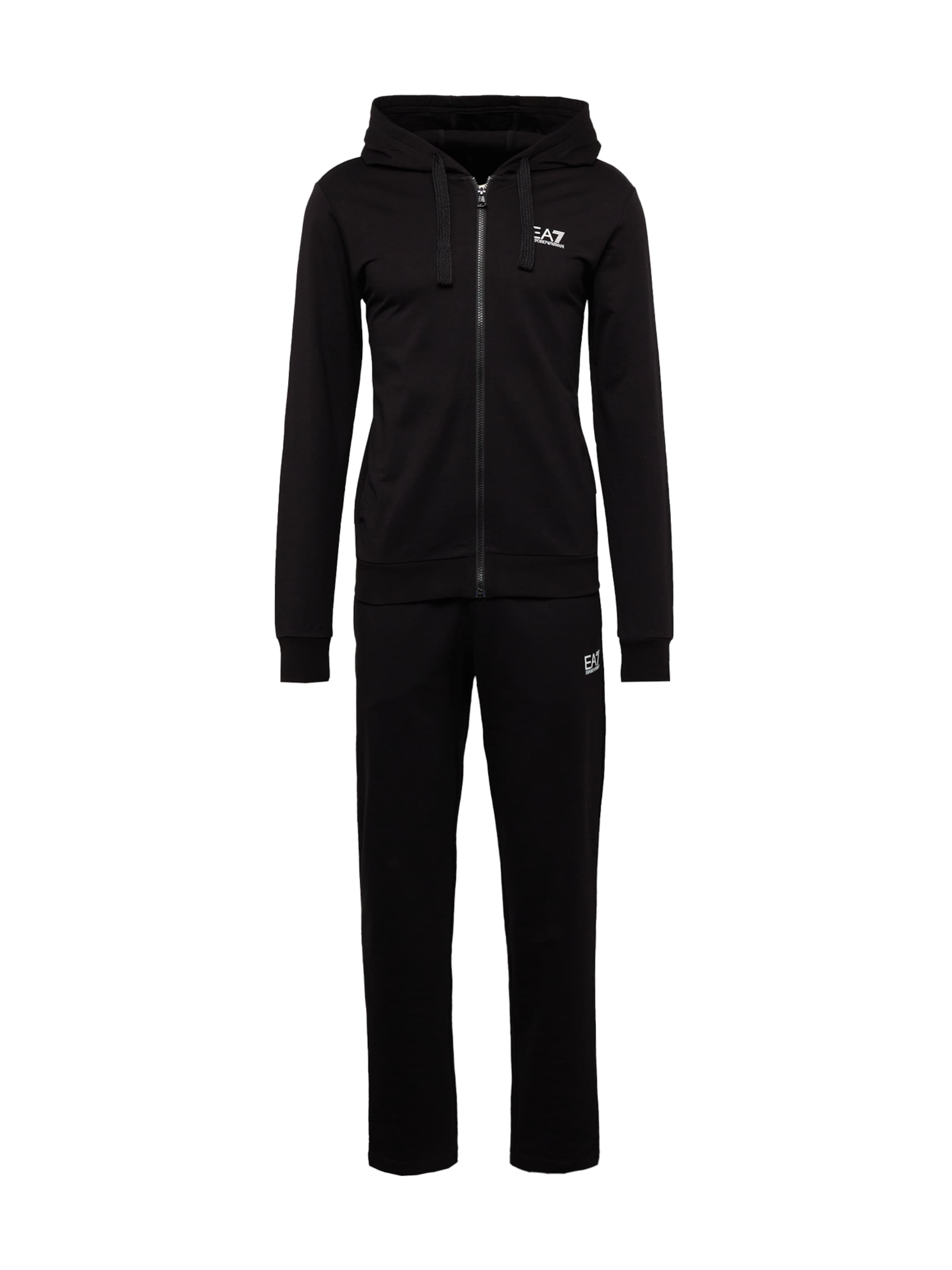 EA7 Emporio Armani Hemmadräkt i svart: framsida